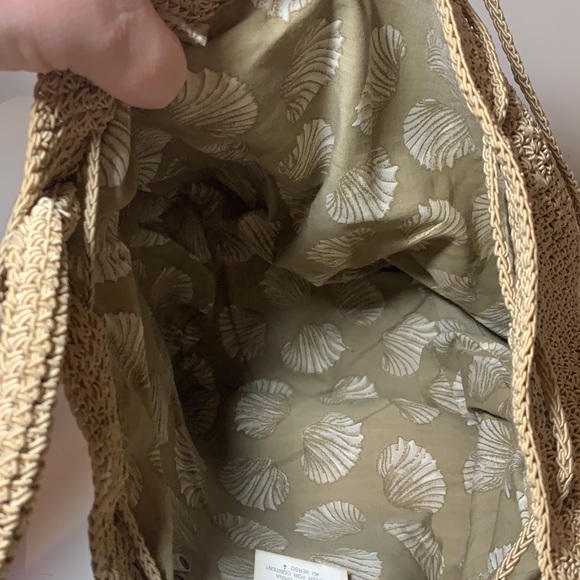 Liz Claiborne Woven Drawstring Bag - Picture 6 of 7